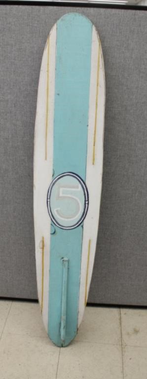 Decorative Wooden Surf Board #1 ~ 60" x 11.5"