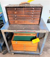 LOT TOOL BOXES & CART (*See Photos)