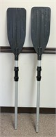 (2) Excellent Canoe / Boat Oars See Photos for
