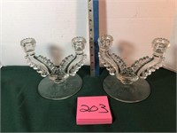 2 double candle sticks