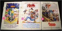 Three 1970s-80s one sheet film posters