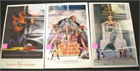 Three 1970s-80s one sheet USA movie posters