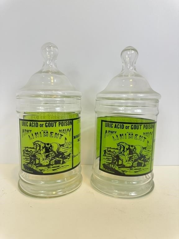 Liniment Jars