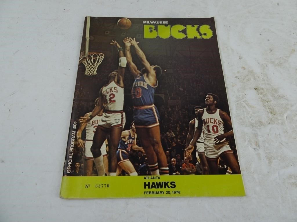 1974 Milwaukee Bucks vs. Atlanta Hawks Game
