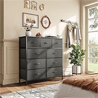 MUTUN 9-Drawer Dresser, Fabric Storage Dresser for