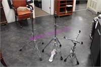 LOT 2 PCS. CYMBAL STAND + 1PC. DRUM STAND
