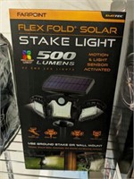 FLEX FOLD SOLAR STAKE LIGHT