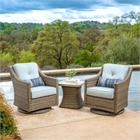 $750  Sunvilla Lauren 3-piece Woven Seating Set
