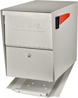 Curbside Locking Security Mailbox, Cream White