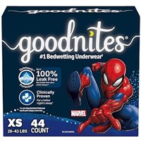GoodNites Bedtime Bedwetting Underwear - XS, 44