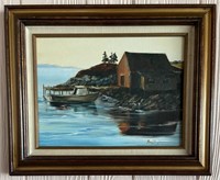 Ocean Scape Oil Painting