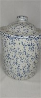 Western spongeware jar