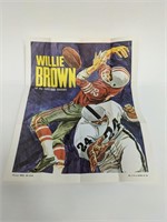 1970 Topps Willie Brown Pinup