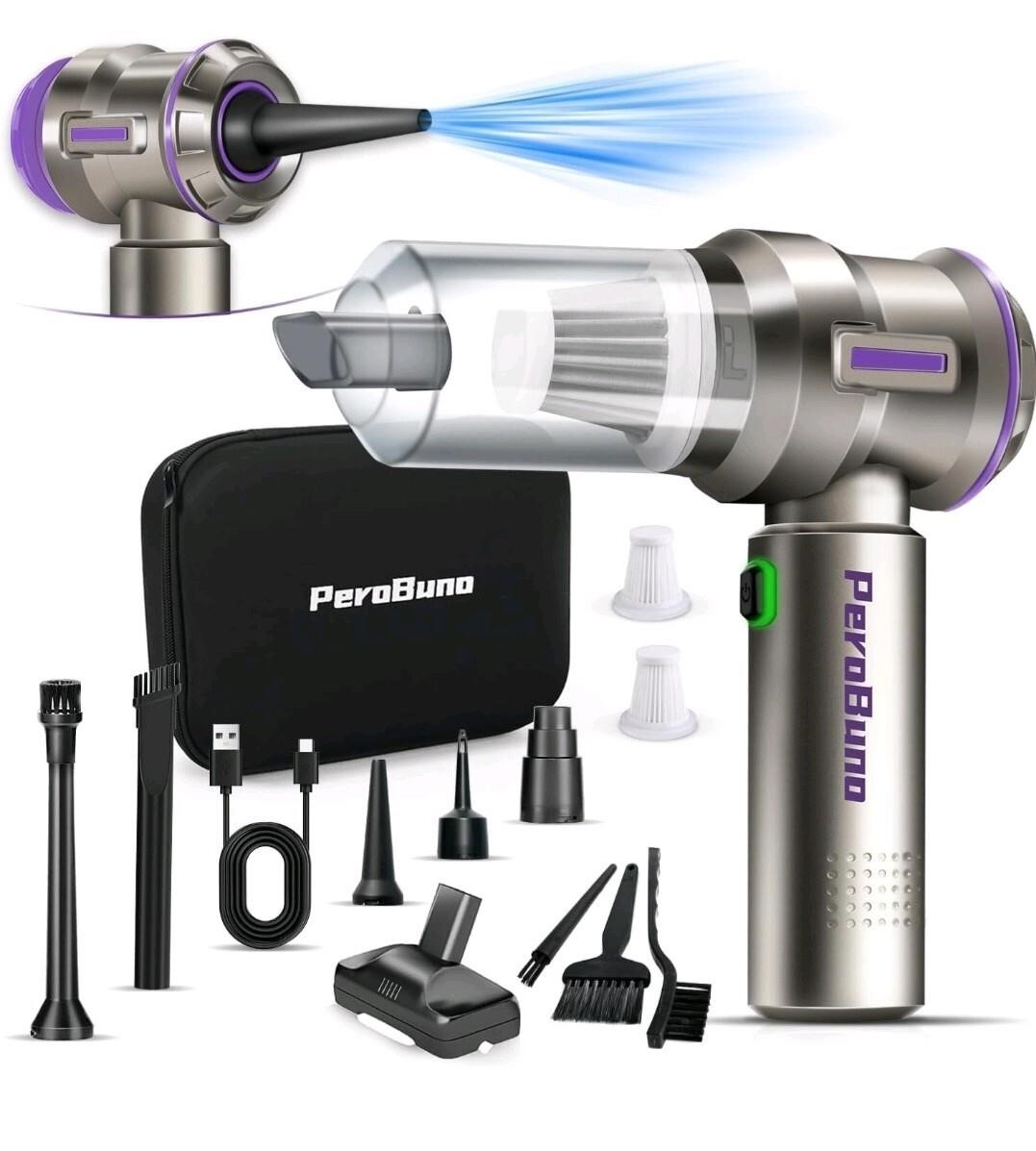 PeroBuno Mini Car Vacuum Cleaner,