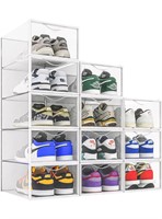 Shoe Storage Bins, 12 pack