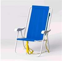 Sun squad backpack beach chair blue