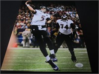 Joe Flacco signed 11x14 photo JSA COA