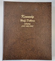 JFK Havles Dansco Book w/ 50 Coins