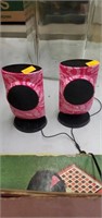 Mini speakers with auxiliary cable