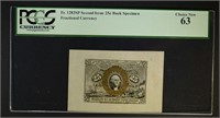 1863 25 CENTS FRACTIONAL CURRENCY