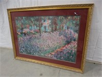 Double Matted & Framed Monet Poster Print