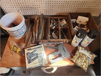 Everything on table- tools, casters,