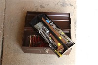 METAL TOOLBOX WITH CONTENTS