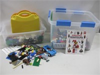Assorted Building Blocks W/ Some Legos