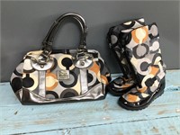 Matching purse & boots