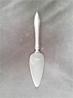 Sterling silver pastry knife with stainless