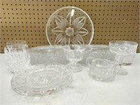 Clear Crystal & Glass Plates & Drinkware
