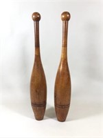 Pair of 3 Pound Wooden Indian Clubs