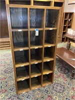 15 CUBBY STORAGE CABINET 35 IN X 17 IN X 65 IN