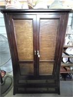 Large Decorative Wooden Storage Cabinet