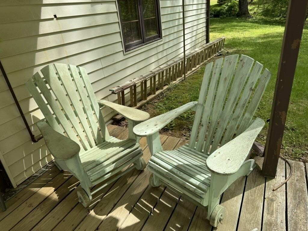 2 Adirondack Chairs