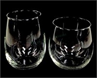 (25) Libbey Crystal Wine Tumbler Glasses