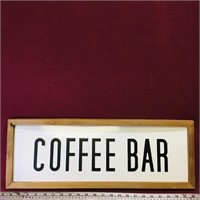 "Coffee Bar" Wall Sign