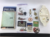 Large Box Lot: Jewelry, Collectibles, Antiques, To