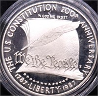 PROOF CONSTITUTION SILVER DOLLAR