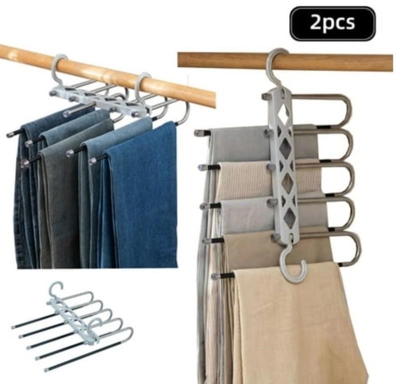 NEW WZCPCV Pants Hangers 2 Pack Space Saving