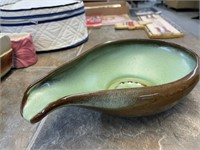 Frankoma pottery bowl centerpiece