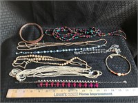 Assorted beaded necklaces