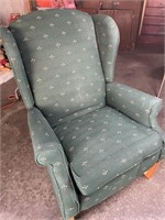 Green Chair Needs Repaired
