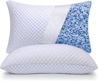 Shredded Memory Foam Pillows King Set of 2