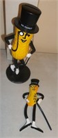 1990 Mr Peanut Bank & 1991 Bendy Toy