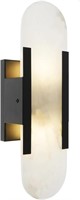 Gold Marble Alabaster Wall Sconce