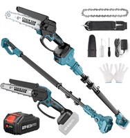 SEESII, CORDLESS POLE SAW AND MINI CHAINSAW, UP