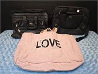 Computer bags and canvas tote