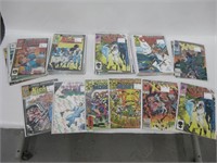 Lot Of Comic Books In Protective Sleeves