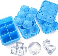 Ice Cube Trays, meidong 3 Pack Food-Grade